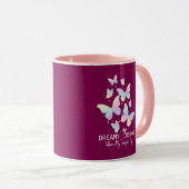 Pastel Galaxy Butterflies Dreamy Aesthetic Tasse (VorderseiteRechts)
