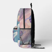 Pastel Galaxy Mist - Soft Planet Backpack Bedruckter Rucksack (Rechts)