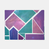 Pastel Galaxy Mosaic Floor Mat Fußmatte (Vorderseite)
