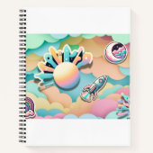 Pastel Galaxy-Notebook Notizblock (Vorderseite)
