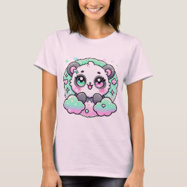 Pastel Galaxy Panda Adortable Fantasy T-Shirt