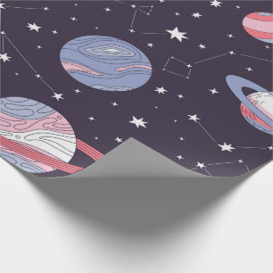 Pastel Galaxy Wrapping Paper Geschenkpapier