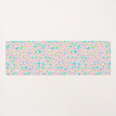 Pastel Garden Bloom Yogamatte (Rückseite (Horizontal))