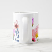 Pastel Garden Blooms Jumbo-Tasse (Rückseite)