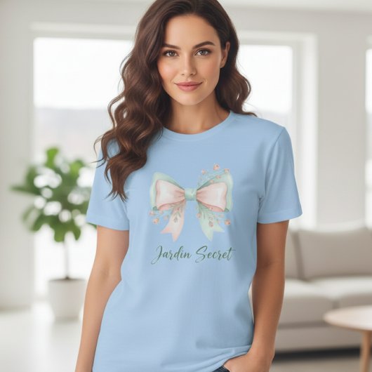 Pastel Garden Bow T-Shirt