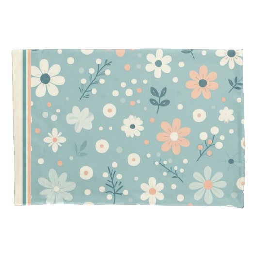 Pastel Garden Delight Kissenbezug (Vorderseite-Links)