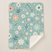 Pastel Garden Delight Sherpadecke (Vorderseite)