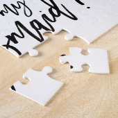 Pastel Garden Floral Bridesmaid Vorschlag Puzzle (Seite)