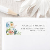 Pastel Garden Floral Rücksendeadresse (Insitu)