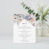 Pastel Garden Luxe Blumenkarte Einladung (Stehend Vorderseite)