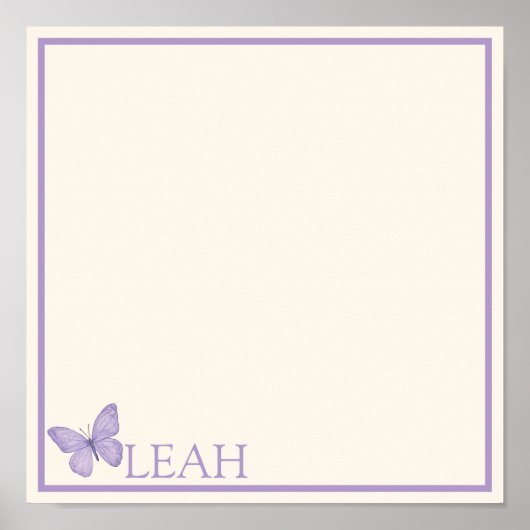 Pastel Garden Tee Party Tischset Poster (Vorne)