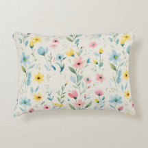 pastel garden watercolor florals