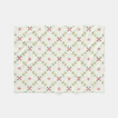 Pastel-Garten-Tanz Fleecedecke (Vorderseite (Horizontal))