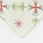 Pastel-Garten-Tanz Fleecedecke (Ecke)