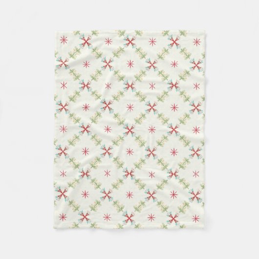 Pastel-Garten-Tanz Fleecedecke (Vorderseite)