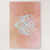 Pastel-Gartenflüstern – Fröhliche Blumen Puzzle (Vertikal)