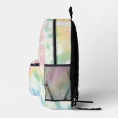 Pastel-Gefärbte Krawatte Bedruckter Rucksack (Rechts)
