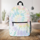 Pastel-Gefärbte Krawatte Bedruckter Rucksack