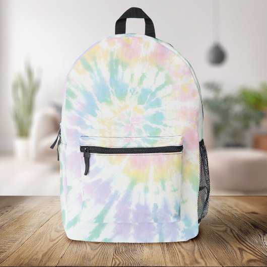 Pastel-Gefärbte Krawatte Bedruckter Rucksack