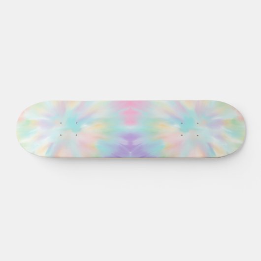 Pastel-Gefärbte Krawatte Skateboard (Horizontal)