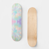 Pastel-Gefärbte Krawatte Skateboard (Vorderseite)