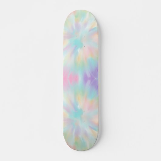 Pastel-Gefärbte Krawatte Skateboard (Vorne)