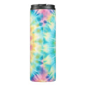 Pastel-Gefärbte Krawatte Thermosbecher (Rückseite)
