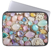 Pastel Gems And Jewels In Pinks & Purples Laptopschutzhülle (Vorderseite)