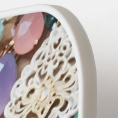 Pastel Gems And Jewels In Pinks & Purples Pickleball Schläger (Linke Seite)