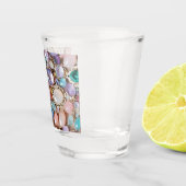 Pastel Gems And Jewels In Pinks & Purples Schnapsglas (Rechts)