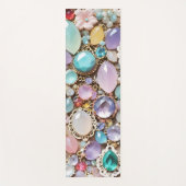 Pastel Gems And Jewels In Pinks & Purples Yogamatte (Vorderseite)