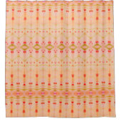 Pastel Gemustert Modern Duschvorhang (Vorderseite)