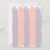 Pastel Gender Neutral Wildblume Babydusche Einladung (Rückseite)