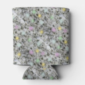 Pastel Geologie Rock Textur mit Namen Dosenkühler (Rückseite)