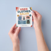 Pastel Geometric Patterns - Used Clothes Sales Flyer (Gruppe)