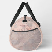 Pastel Geometric Pop | Blush Custom Large Duffle Bag (Rechts)