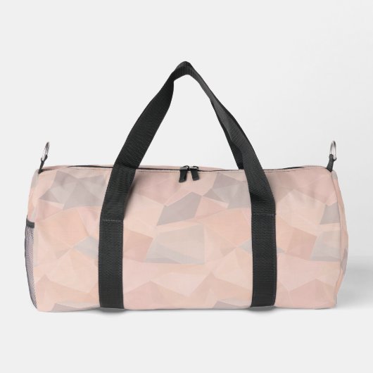 Pastel Geometric Pop | Blush Custom Small Duffle Bag (Rückseite)