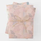 Pastel Geometric Pop | Blush Geschenkpapier Set (Beispiel)