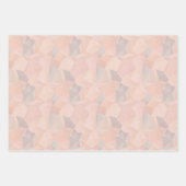 Pastel Geometric Pop | Blush Geschenkpapier Set (Vorderseite)