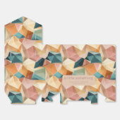 Pastel Geometric Pop | Jewel Custom Geschenkschachtel (Ungefaltet)