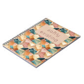 Pastel Geometric Pop | Jewel Custom Notebook Notizblock (Linke Seite)