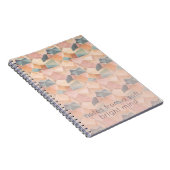 Pastel Geometric Pop | Soft Spectrum Custom Notizblock (Rechte Seite)