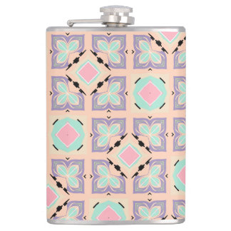 Pastel Geometric Tile Pattern | Pink Mint Purple  Flachmann