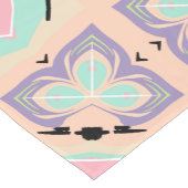 Pastel Geometric Tile Pattern | Pink Mint Purple  Kurzer Tischläufer (Ecke)