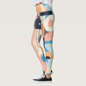 Pastel Geometrics Women's Workout Leggings (Links)