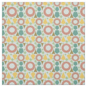 Pastel geometrisch Mitte des Jahrhunderts Stoff (Muster)