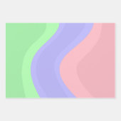 Pastel Geschenkpapier Set (Vorderseite)