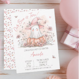 Pastel Ghost Halloween Geburtstag Einladung