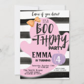 Pastel Ghost Halloween Party Geburtstag Einladung (Vorderseite)