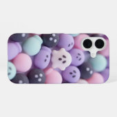 Pastel Ghost Marshmallows Halloween Case iPhone 16 Hülle (Rückseite (Horizontal))